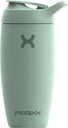 Promix Pursit Shaker steklenica izolirana Nerjaveče jeklo steklenica vode in stresalnik pokal, 18oz, Seagrass zelena