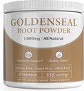 Golden Seal Powder - Golden Seal Powder for Sinus - Goldenseal - Echinacea Goldenseal - Goldenseal Root - Golden Seal - Goldenseal Root Powder Organic - 1000mg na Serving - 115 Servings