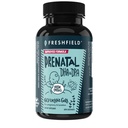 Freshfield Prednatal Vegan Omega 3 DHA: Trajnostni, Carragenan Free, Tretja stranka Tested, Compostable Steel, Carbon Nevtral. Podpira srce, možgane, skupno zdravje w/DPA