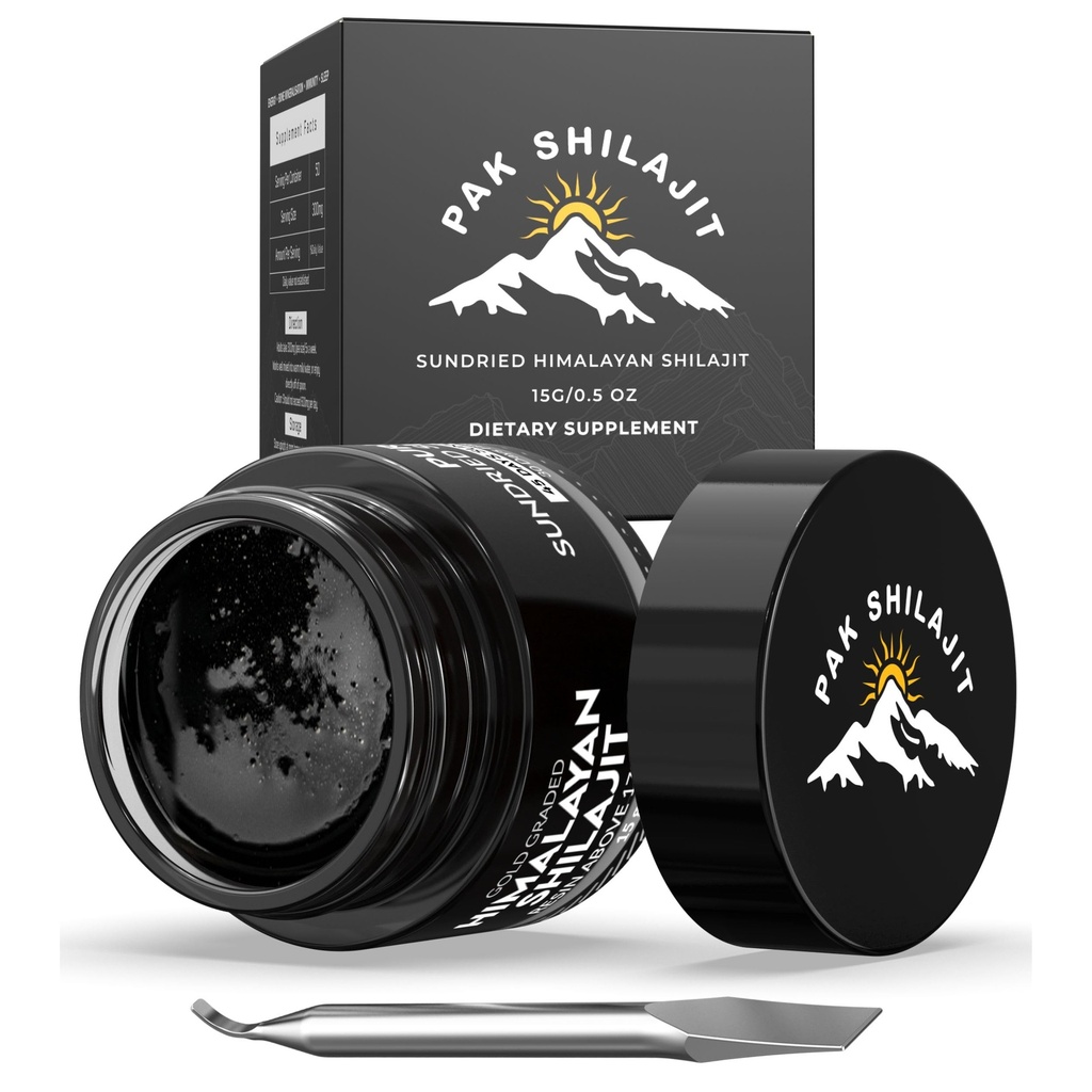 Čisti himalajski shilajit Resin 45 dni sonce posušeno in zlato gradirana Shilajit nad 17000FT 