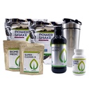 Purium čiščenje + Fitness Bundle - vključuje Power Shake (Apple Berry), Apothe-Cherry, Super Amino 23, Super CleansR, Biome Medic, & Blender steklenica