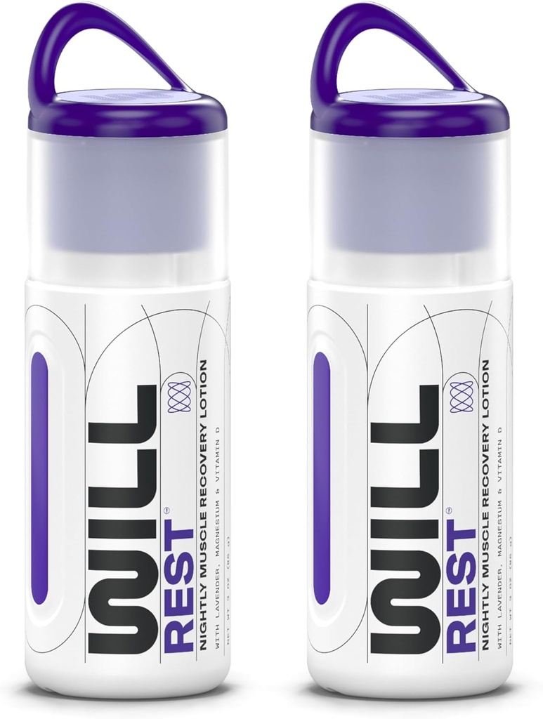 Magnezijev losjon za spanje I nočno Topical Magnezijev krema za sprostitev I Vitamin D & sivka losjon za boljše spanje in olajšanje I 3 Fl oz (2 paket)