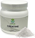 Kreatin monohidrat v prahu 90 Servisi - 5g (5000mg) mikroniziranega kreatina v prahu na obrok, kreatin pred vadbo, kreatin za gradbeno mišico, kreatin monohidrat 450g (1,0 lbs)