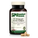 Standardni proces B Vitalnost s Coq10 - celično zdravstveno dopolnilo z Biotin, vitamin B12 & Folate - Vegan, Gluten-free in Non-Mayry - 90 kapsul (30 strežnikov)