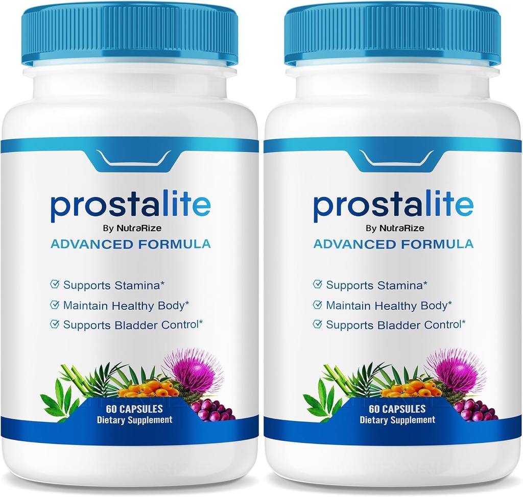 (2 paket) Prostalite Kapsule, Prostalite Prostata Prostata Prostata Prostate Support, Prostalite All-Natural Supplement for more Control, Prostalite maksimalna moč tablete, Prosta lite Mnenja (120 kapsul)