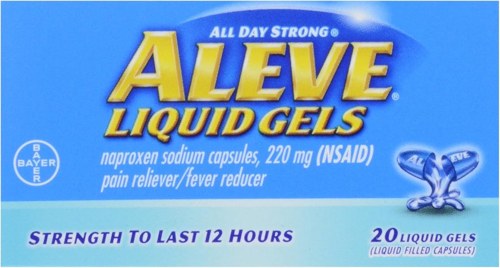 Aleve Tekoči geli, 20 ct
