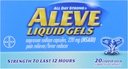 Aleve Tekoči geli, 20 ct