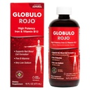 Železo Globulo Rojo - Tekoči prehranski dodatek z visoko jakostjo železa in vitaminov B (Vegan) (16 Fl Oz (Pack of 1))