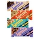 Prigrizki z visokimi beljakovinskimi prigrizki, prigrizki z nizkimi sladkornimi beljakovinami, zdravi prigrizki za odrasle in otroke, Fiber Bar Crispy treats – Gluten Free, Paleo & Individualno zaviti Power Boost Protein Bars Variety Pack
