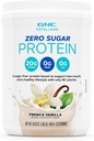 GNC skupaj nič sladkornih beljakovin v prahu, 20g, brez sladkorja, brez maščobe, 90 kalorij, francoska Vanilla, 20 servivi