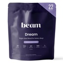 Beam Dream Sleep Powder, L-Theanine, Apigenin, Reishi in Magnezij, tretja stranka Tested Natural Sleep Aid & Sleep Supplement for Deep Sleep, Relaxation and recovery, Natural Sleep Support, 22