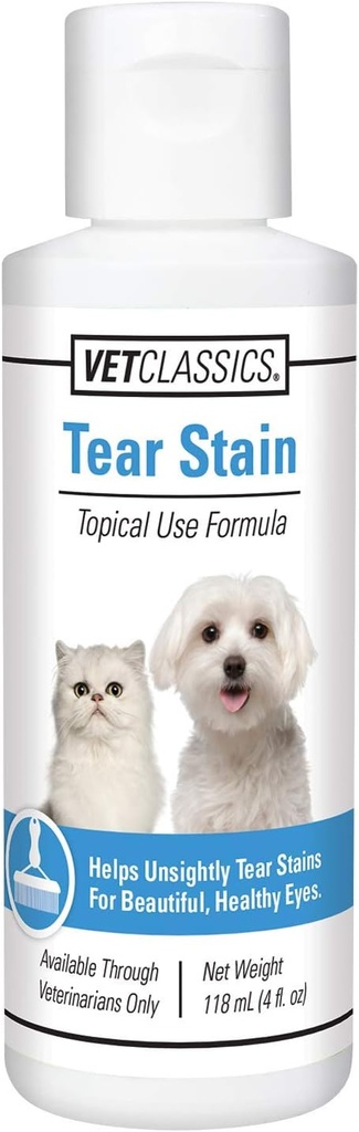 Vet Classics Tear Stain Topical Odstranjevalec tekočine (4 oz)