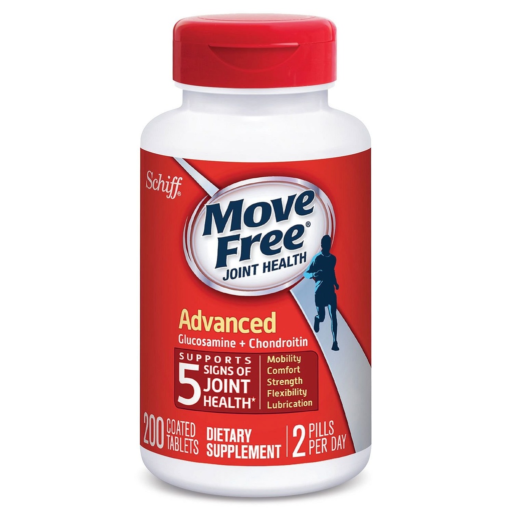 Premikanje Free Advanced Plus MSM, 120 tablet – skupni zdravstveni dodatek z glukozaminom in hondroitin
