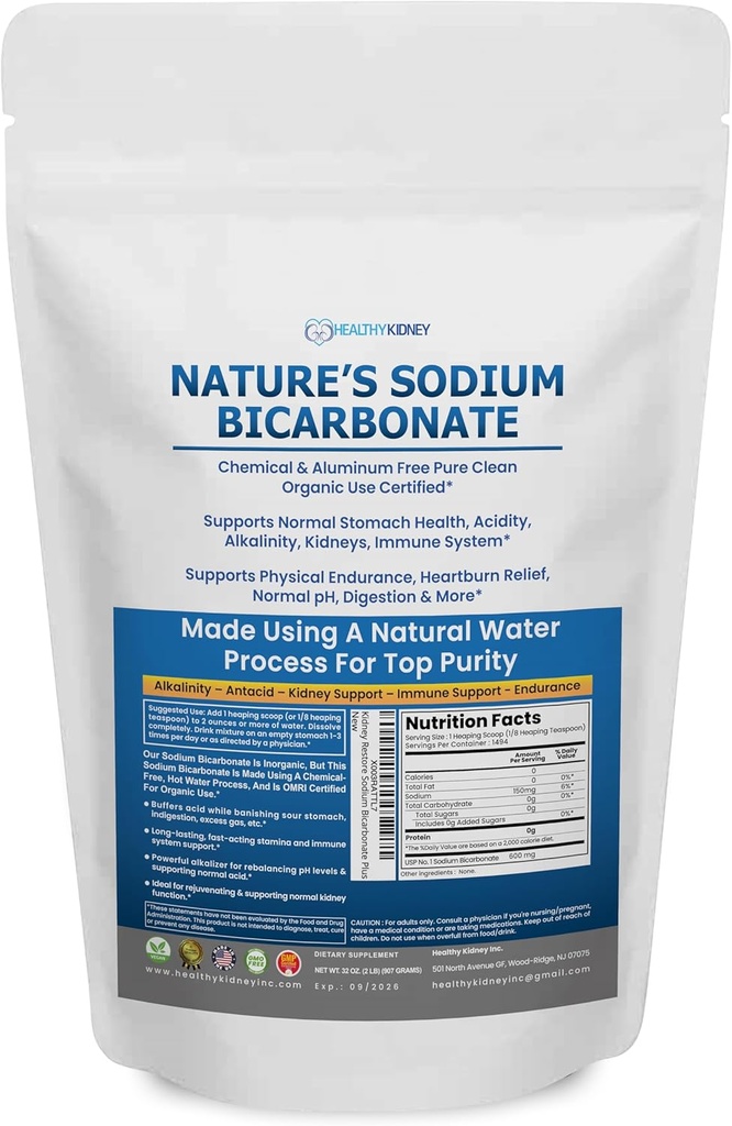 Naravni natrijev bikarbonat Ekološka uporaba Aluminij Prost Pečenje Soda. Brez kemično Pure Pečenje soda prašek za zdravje & Wellness. Natrijev bikarbonat 2 lb
