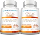 Odobreni Science® GaslysTM - Soothe Digestive Tract, Aleviates Gas and Stomach Cramps - Artichoke Powder, Ginger, Fennel Seme - 60 Count - Pack po 2