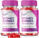 Rize laboratoriji - Summer Keto+ACV Gummies - Poletna izguba teže Gummies - Belly Fat Diet, Vegan Napredna Formula (120 Gummies)
