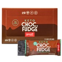 Dobro! Prigrizki Chocolate Fudge Keto Protein Bar, Vegan, Soy & Gluten Brez, Nizki sladkor obrok nadomestilo, 11g Visoke beljakovine, Naravni zdravi prigrizek, za športnike in aktivni življenjski slog, 3g neto ogljikovih hidratov, 12 Barov