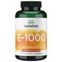 Swanson Vitamin E 1000 Iu 1000 Iu (450 miligramov) 60 Sgel