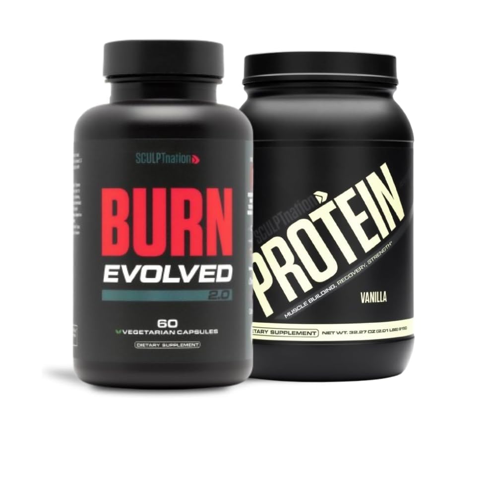 Sculpt nation by V Shred Burn Evolved 2.0 in Protein Vanilla Powder paket