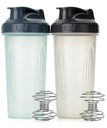 G. Pen-Shaker steklenice za mešanice beljakovin, 28 oz, 2 pakiranje, jasno, Protein Shaker steklenica z žico Whisk žogo, Blender steklenica