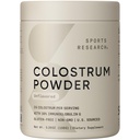 Sports Research® Govedo Colostrum Powder – Enostaven za mešanje, enosestavina Superfood – Immunity Support & Gut Health w/IgG Protitelesa - U.S. Izvor · Non-GMO · Gluten Free - 75 Servinges (neaflavored)