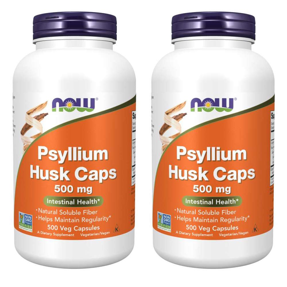Psylium Husk 500 mg, 500 kapsul (2 pakiranji)