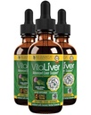 VitaLiver - Health Supplement - Podpora čiščenje in razstrupljanje jeter - Absorpcija tekočine - Milk Thistle, Artichoke, Chanca Piedra, Dandelion & More!