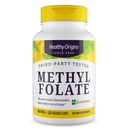 Zdravi izvori Metil Folate 800 μg (Quatrefolic, Non-GMO, Biorazpoložljiv Folat, Gluten Free, Nevrotransmiterji Podpora), 120 Veggie Caps