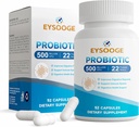Probiotiki za ženske in moške, Pro Formula, Daily Probiotic dodatek, pomaga Soothe občasno abdominalna neugodje in napenjanje, 500 milijard CFU, 22 sevi, 52 kapsule