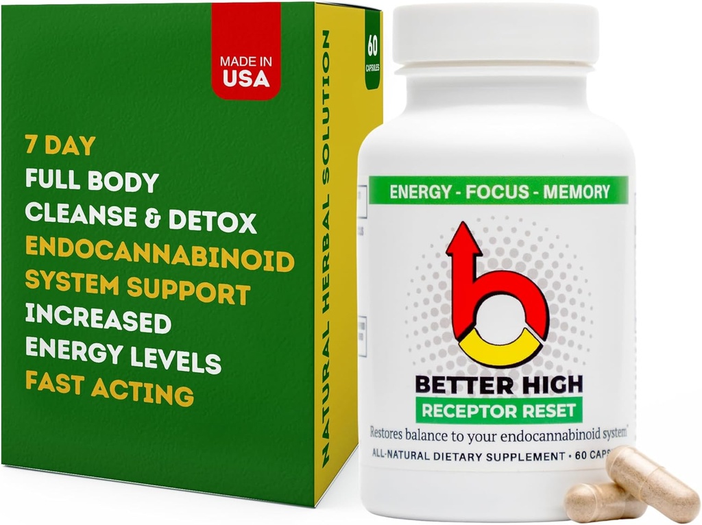 Odii boljše visoko čiščenje Detox 900 mg Focus Energy Support Immune System Inflammation Relief Prebavne zdravstvene kapsule za moške in ženske – povečanje vitalnosti in občutek vaš najboljši!