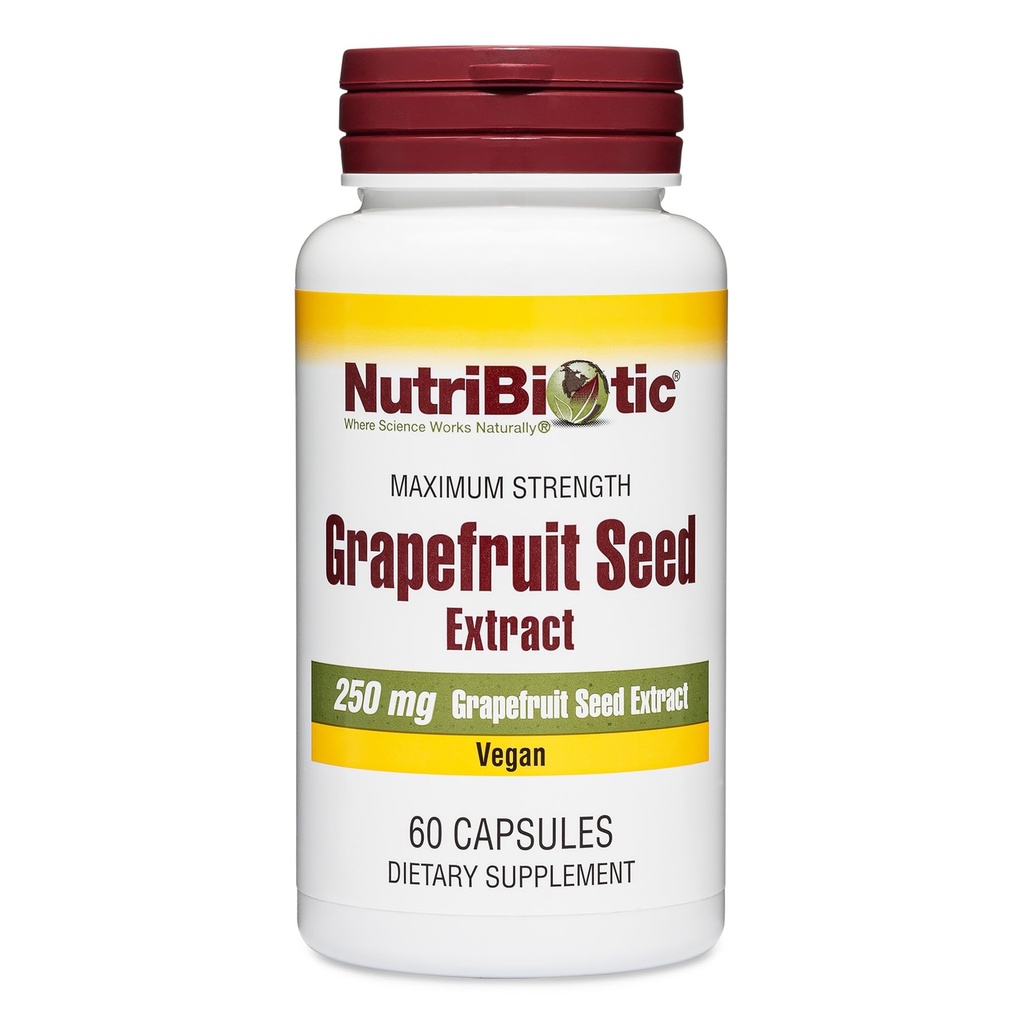 NutriBiotic – izvleček grenivke 250 mg, 60 Štetje - največja jakost z bioflavonoidi
