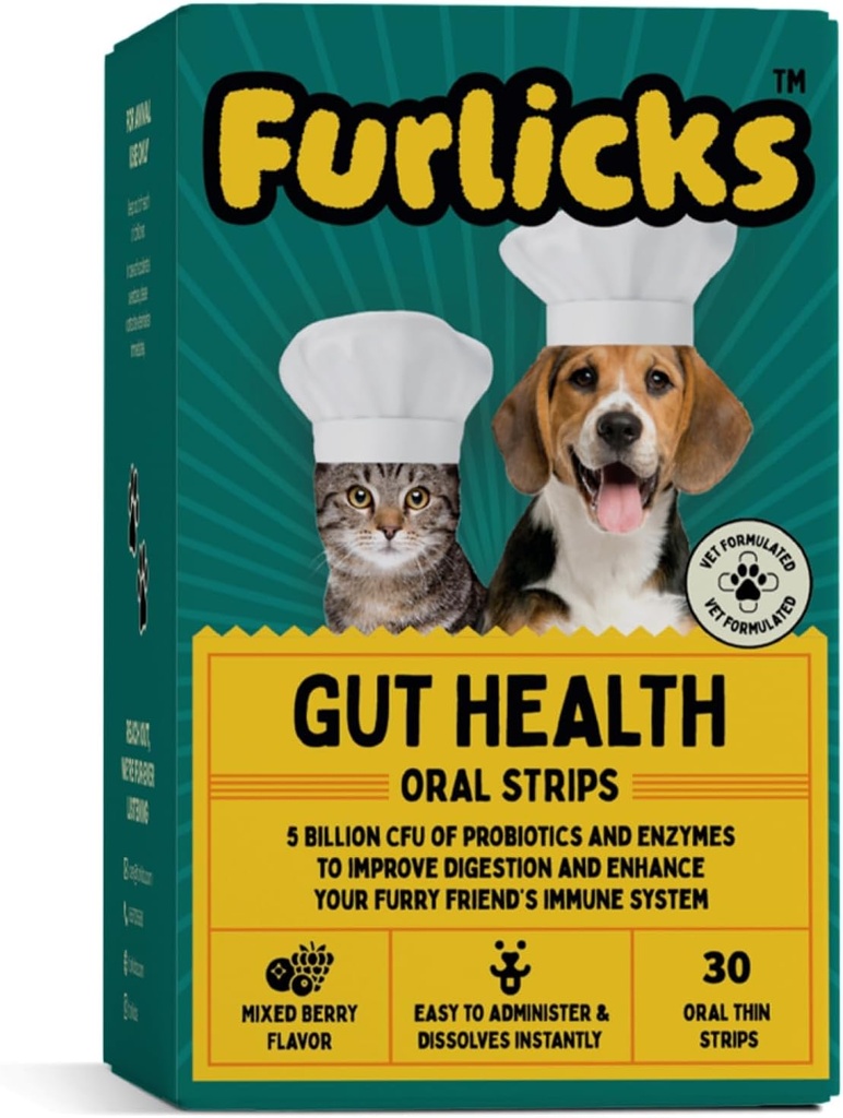 Furlicks Gut Health Supplement za pse in mačke 