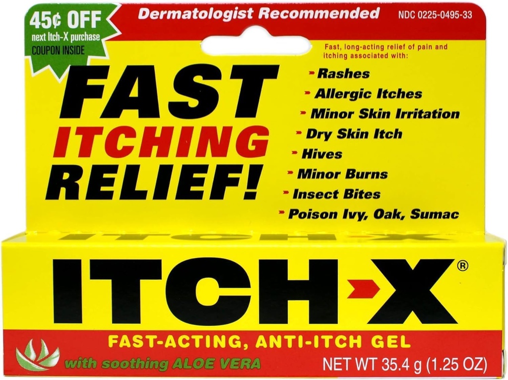 788802 Tube Anti-Itch Srbečica X Gel 1.25oz Količina 1 enota, ki jih Ascher, B.F. & ...