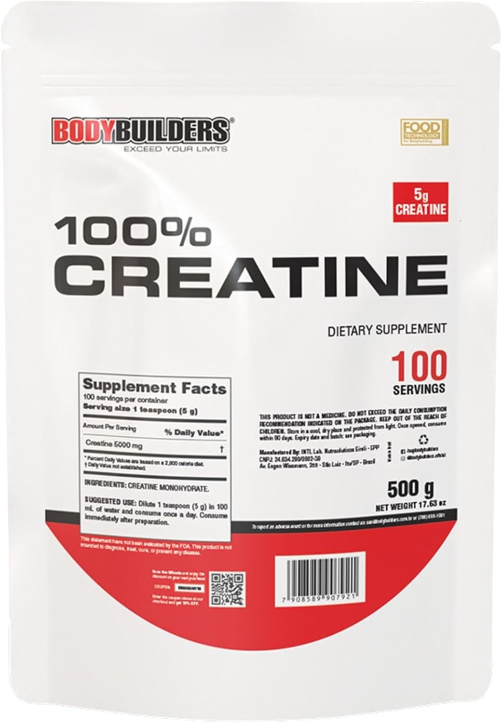 100% kreatin, nearomatiziran, 1,1lb, 100 servingov