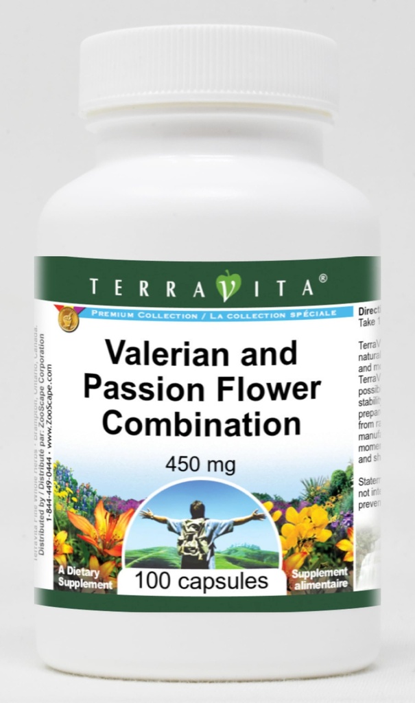 Kombinacija cvetov in pasijonov - 450 mg (100 kapsul, ZIN: 513631)