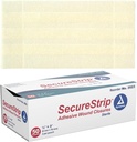 Dynarex Wound Clipting Strips - Sterile, Zagotavlja sterilno podporo za majhne reze in kožo z uši, Stitches, in spone in po negi, bela, 1/4” x 3” - 1 Box po 50 Strips