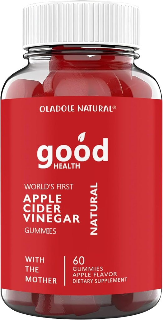 Oladole Apple Cider Vinegar Gumies z mamo - 60 Gumies 