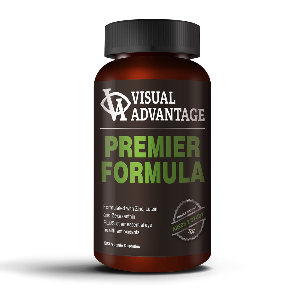 Premier Formula za zdravje oči - trimesečna oskrba - Razvita za starost povezano Makularna podpora (AMD) - samo 1 tableta na dan
