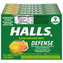 HALS Obrambne Associted Citrus Vitamin C Kapljice, 20 Palice 9 Kapljice (180 skupne kapljice)