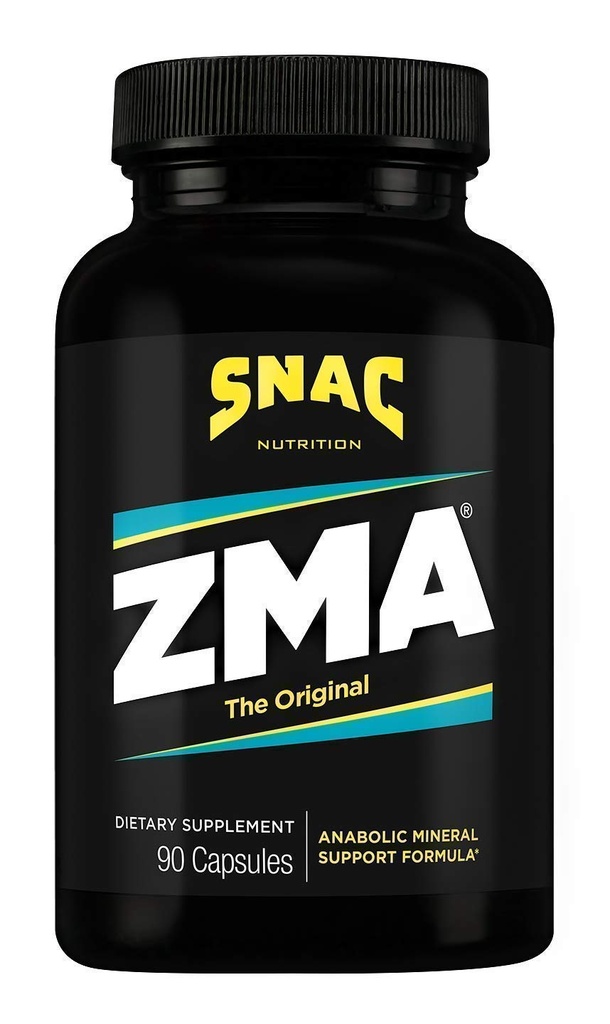 SNAC ZMA Original Recovery & Sleep dodatek, spodbuja okrevanje mišic, imunske podpore in restavriranje spanja z cinkom, magnezijem in vitaminom B6 (90 Veggie kapsule)