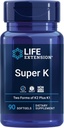 Life Extension Gama E Mešani tokoferoli in tokotrienoli 60 Softgels in Super K Vitamin K1 K2 MK-7 MK-4 Vitamin C 90 Softgels Bundle