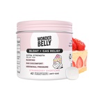 Wonderbelly Bloat + Gas Relief, ekstra moč žvečljive tablete, s 125 mg Simeticone, brez smukca ali barvila, Jagodna kratka torta, 42 Število