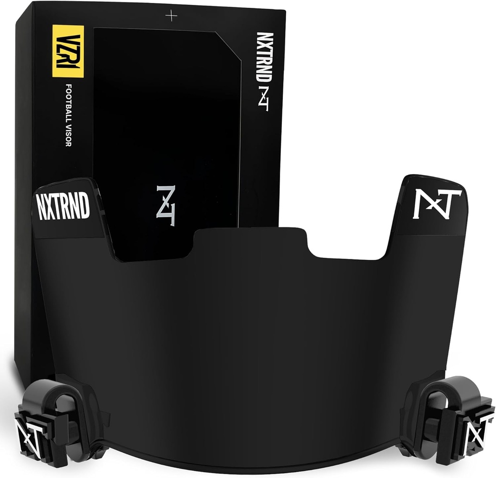 Nxtrnd VZR1 Football Visor, Flat Lens Technology, Fits Adult & Youth Football Čelade