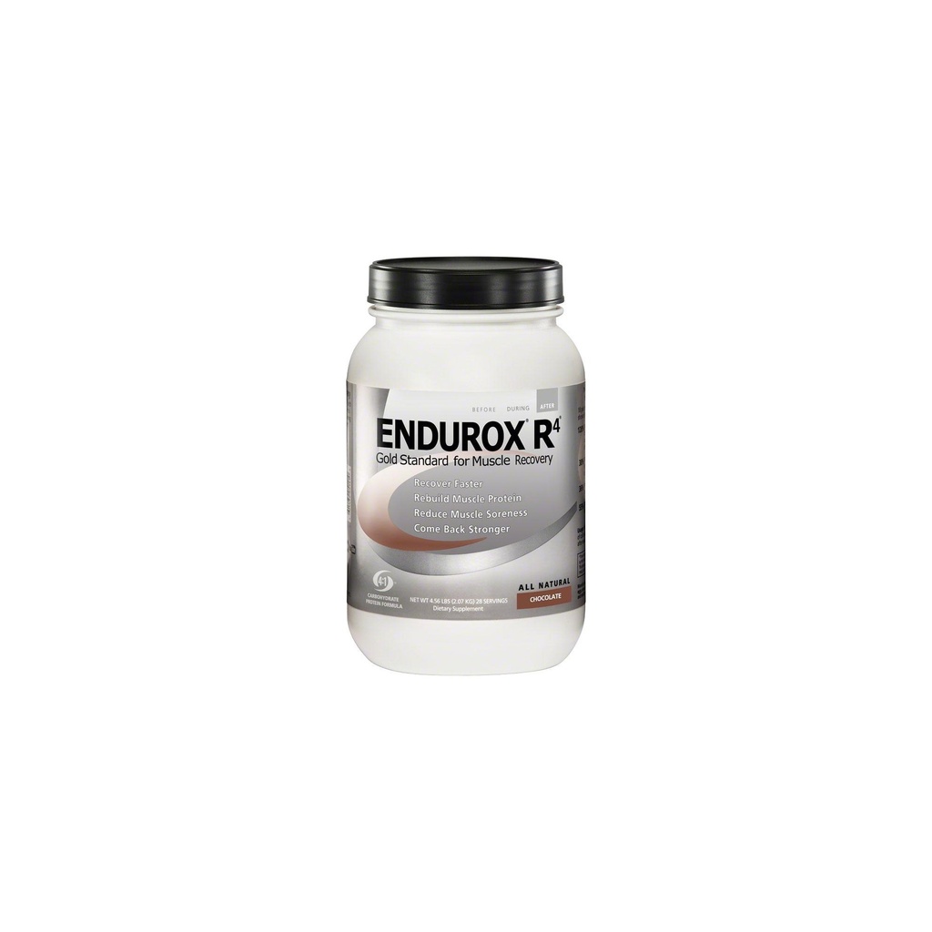 Endurox R4 by PacificHealh - All Natural Post Workout Recovery Drink Mešamo s proteini + ogljikovimi hidrati in elektroliti - za hitrejšo recovery, zmanjšano občutljivost in obnovo mišic - 28 Serving (Chocolate)