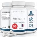 Dr. Westin Childs Essential T2 - T2 Podpora ščitnice dodatek z bio-identični 3,5 Dijodo-l-tironin za hipotiroidizem, Hashimoto's, Thyroidectomy & Rai, Non GSO, 60 dnevna oskrba