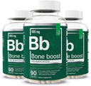 Essential Elements Boost Boost Health Supplement - Podpora kosti in kalcij dodatek z vitaminom D 3, K2, Cissus Quadrangularis za moč kosti - 270 Kapsule (oskrba 90 dan) (3-Pack)