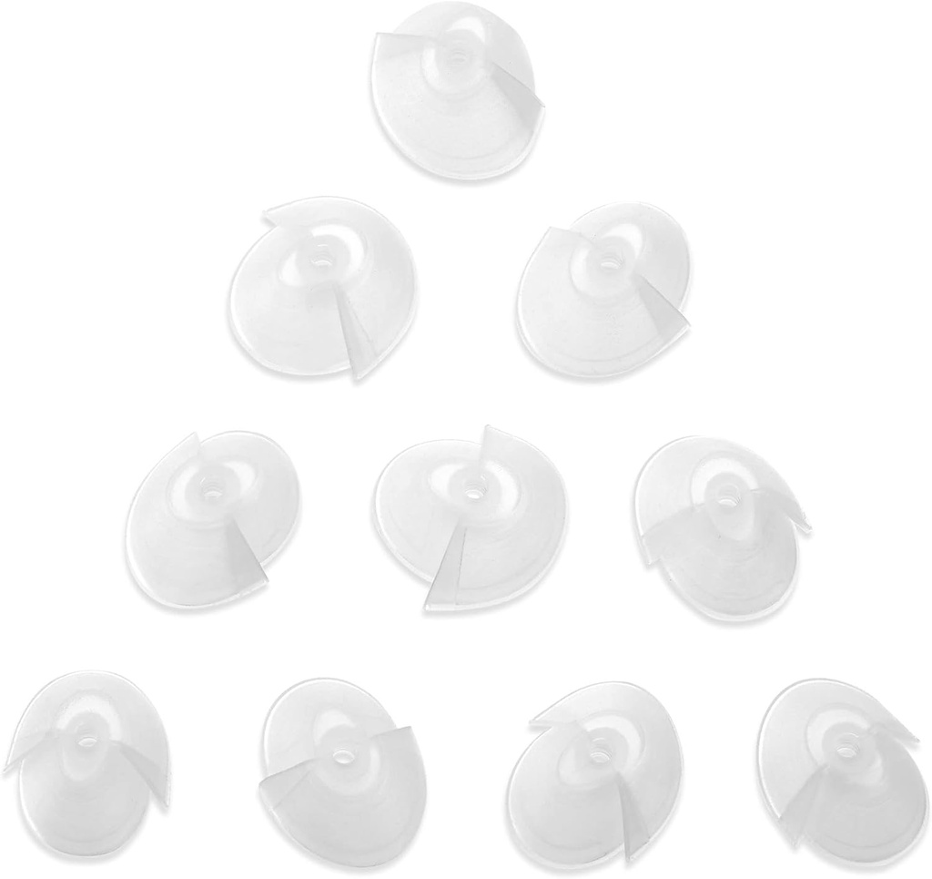 Standardni sprejemni pripomoček MEDca Tulip Domes Združljiv z GN Resound Sure Fit - 10-Pcs Universal Invisible Tip Nadomestni slušni domi za BTE PSA Slušni ojačevalniki in Open Fit modeli, jasno