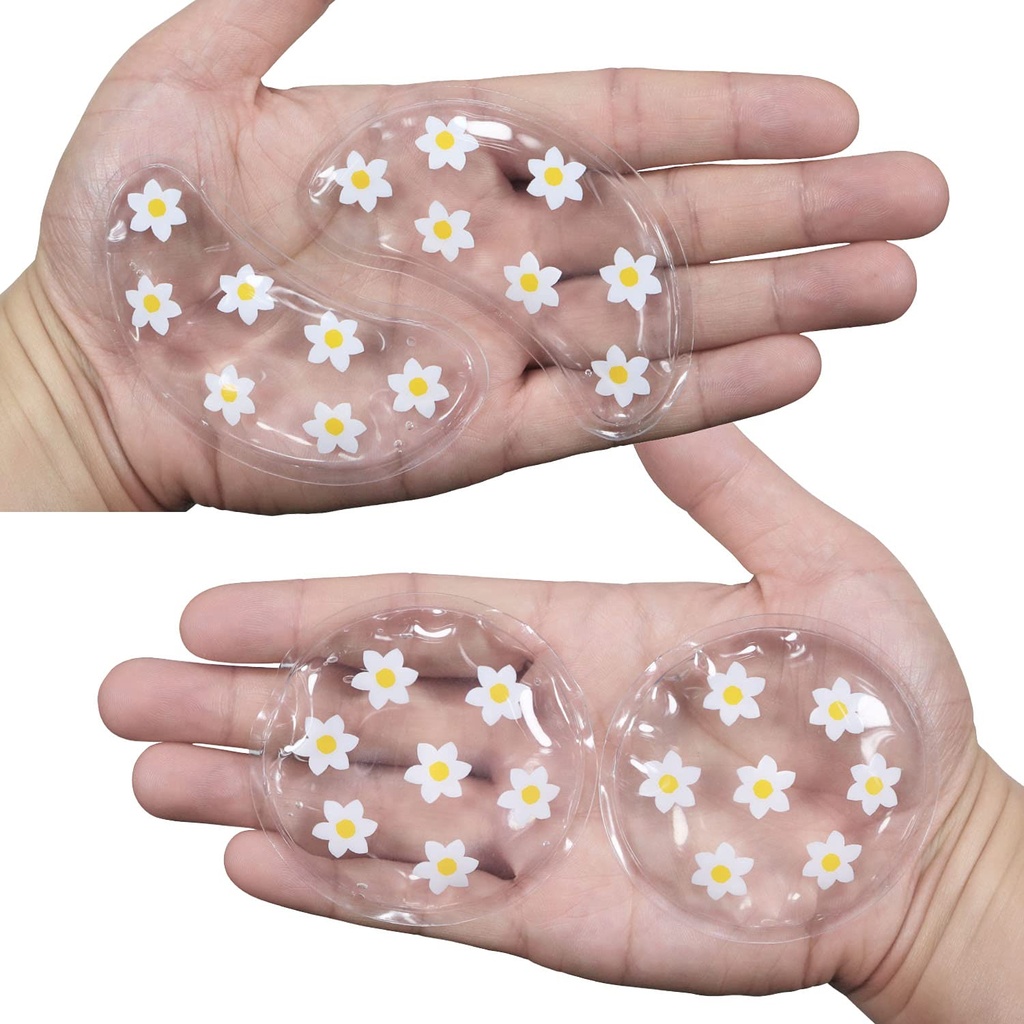 ZNÖCUETÖD Gel Ledeni paket za večkratno hlajenje očesnih padcev in pod očesnimi obliži, Eye Hot Cold Treatment Pack for Redness, Pain Relief and Eye Relax