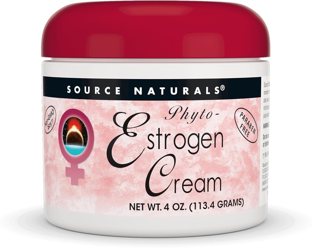 Vir Naturals Phyto-Estrogen Cream, Paraben-free - 4 oz Cream