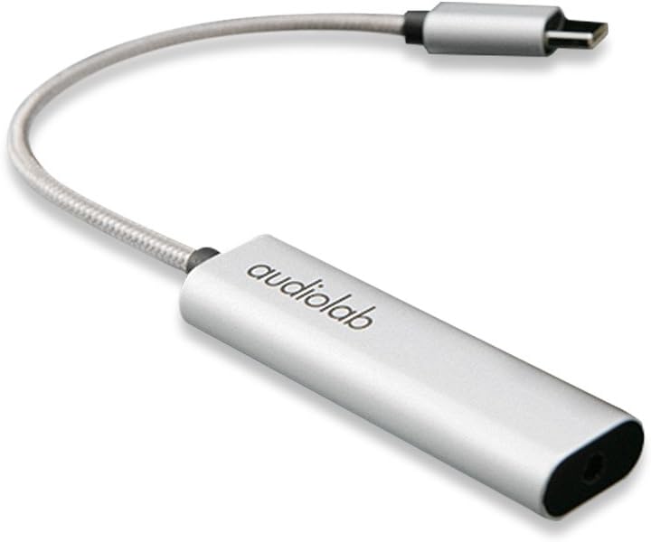 Avdiolab Prenosni slušalke Ojačevalec Audio Powered USB DAC slušalke Amp za telefon (Android,USB-C vrata)